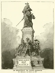 Denkmal zur Erinnerung an die Schlacht von Saint-Quentin, 1557